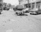 Vietnam: Scene of an NLF (Viet Cong) car bombing, downtown Saigon, 1965